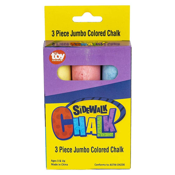 Jumbo Sidewalk Chalk 3 Piece