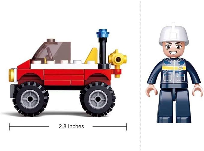 Sluban Fire Fighting Vehicle Brick Builder Kit