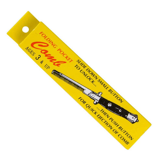 Stainless Steel Switch-Blade Comb 9 Inch