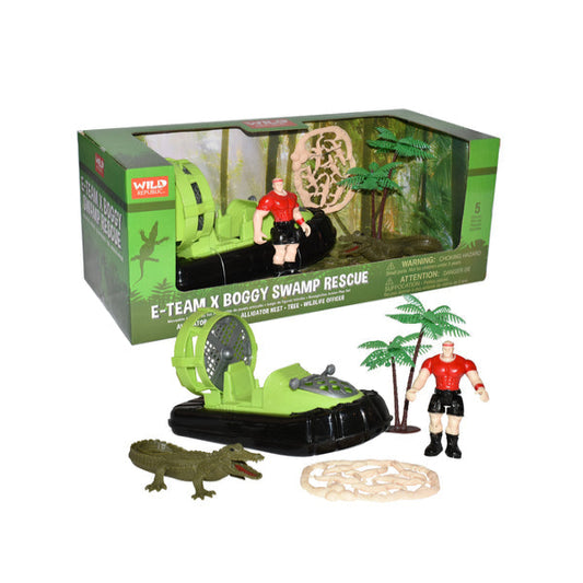 E-Team X Swamp Rescue Air Boat Playset