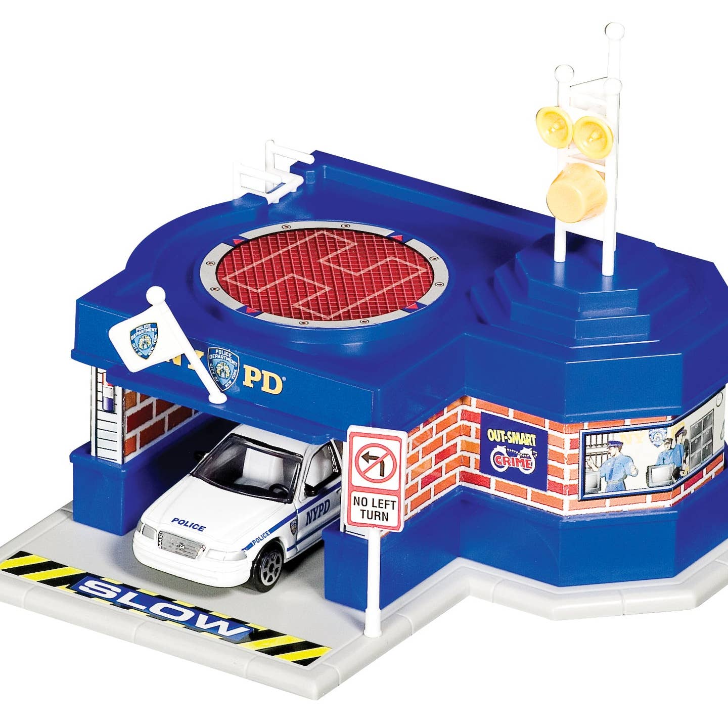 Daron NYPD Police Station And Police Car Set