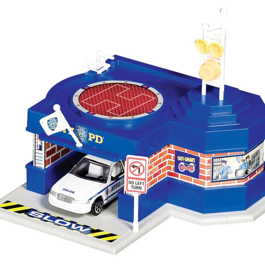 Daron NYPD Police Station And Police Car Set
