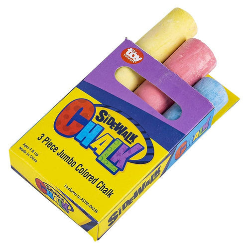 Jumbo Sidewalk Chalk 3 Piece