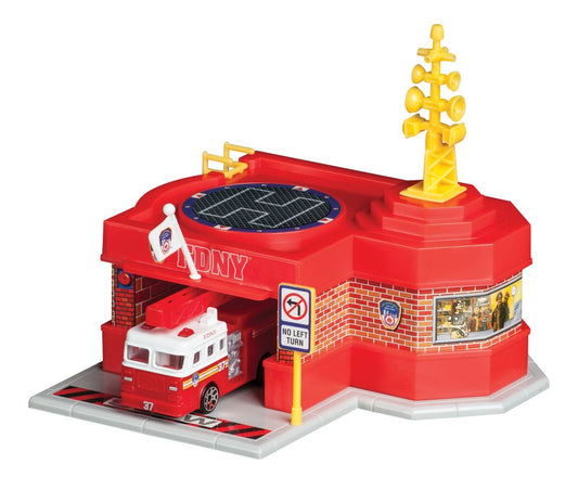 Daron FDNY Fire Station And  Fire Truck Set